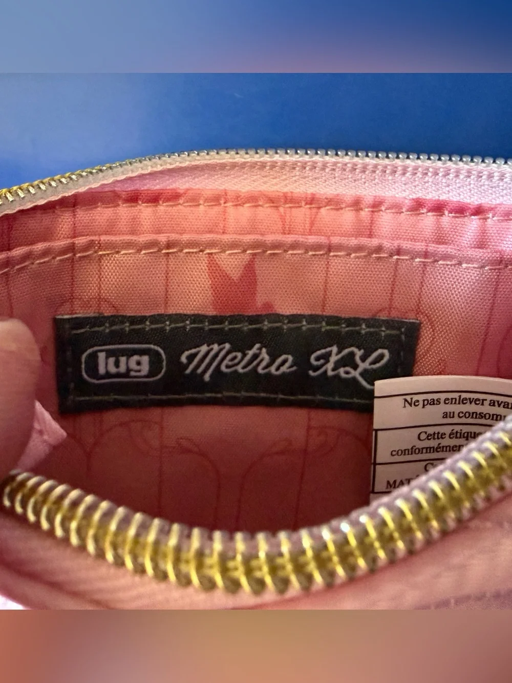 Wicked x Lug Super Metro XL Pouch in Bubble Pink NWT